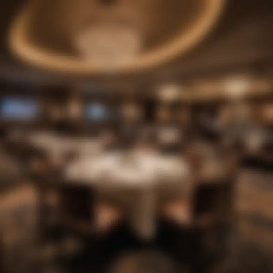 Luxurious dining experience at the Borgata