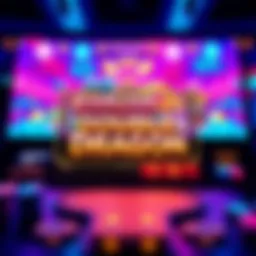 Artistic representation of the Double Dragon Slots game interface