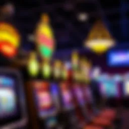 Exciting slot machine display at Morongo Casino