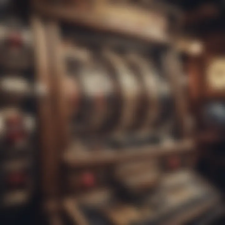 Mechanics and design of a vintage slot machine