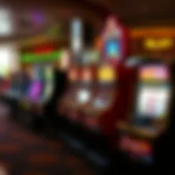 A captivating display of various free slot machines