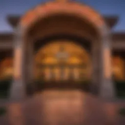 Lone Star Park entrance with vibrant ambiance