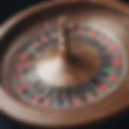 Overview of an American roulette wheel highlighting its unique layout