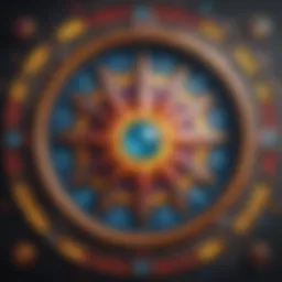 Visual representation of the Starburst game interface showcasing vibrant colors and symbols.