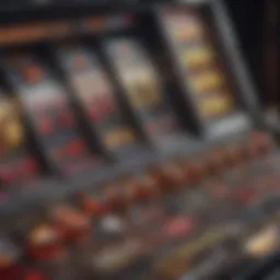 A modern online slot machine interface showcasing various themes