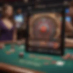 Illustration of the Party Casino app interface showcasing games.