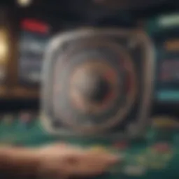 Secure online gambling platform interface