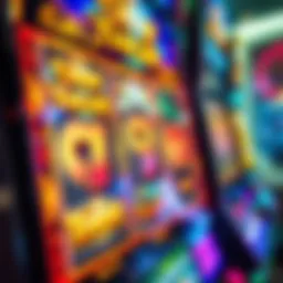 Detailed view of the Thor slot machine showcasing its vibrant graphics and symbols.