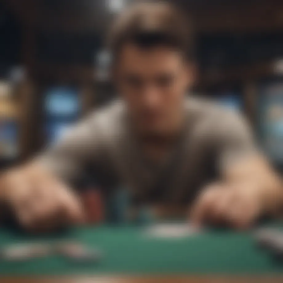 An illustrative representation of points betting mechanics.