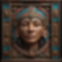 Intricate design elements of the Wild Aztec slot machine showcasing ancient motifs